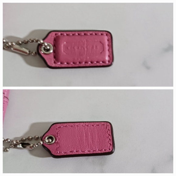 Coach Pink Leather Wrislet - Picture 7 of 11